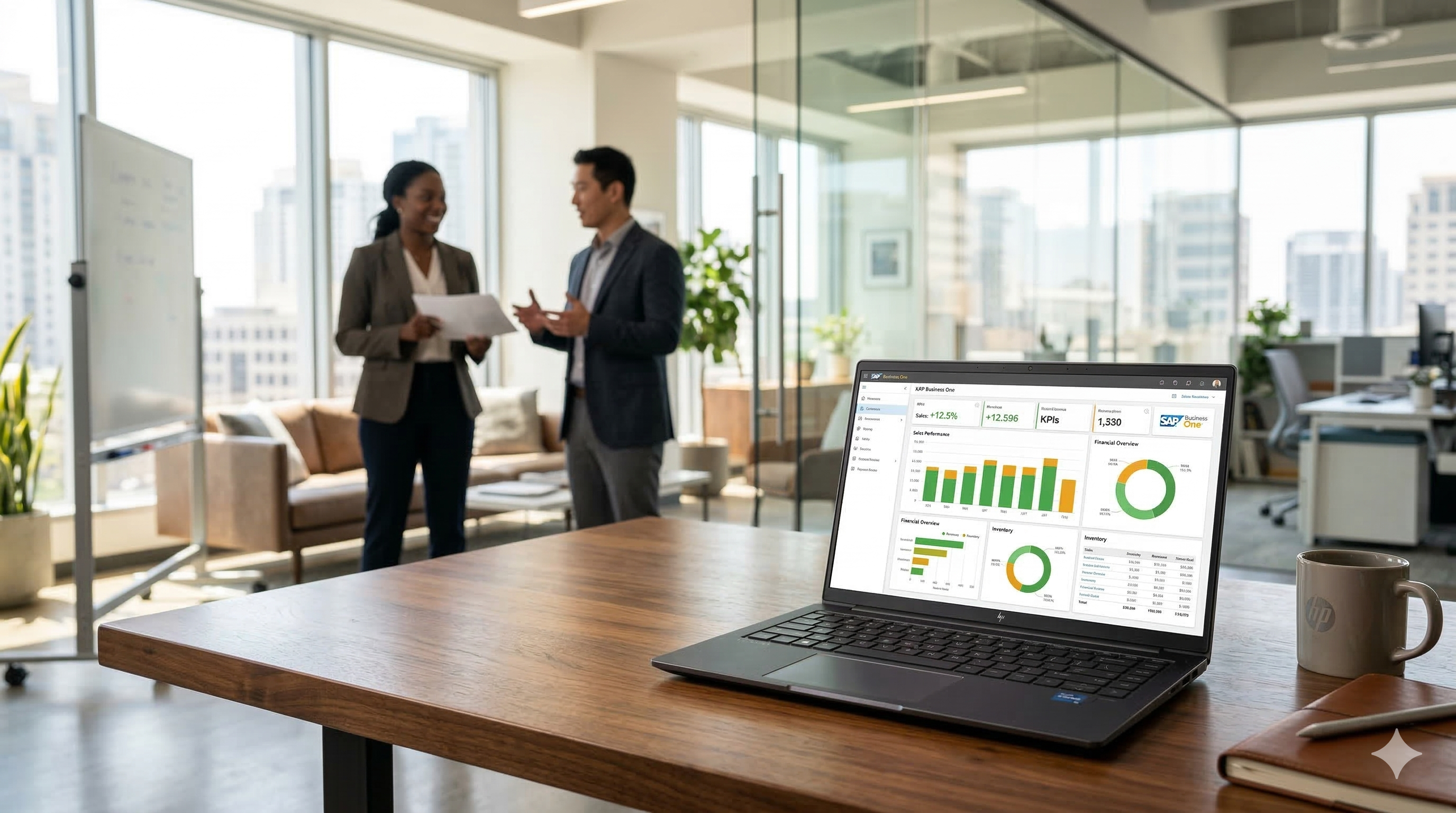 Dashboard empresarial Tangente - Software de gestión integrado con SAP Business One
